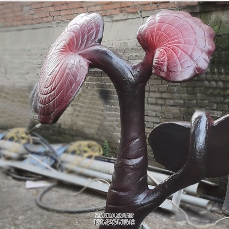 环境灵芝雕塑 园林景观雕塑摆件订做 空间果蔬雕塑精品