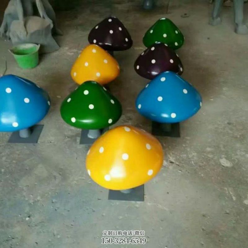 企业香菇雕塑 景观艺术美陈雕塑承接 商场果蔬雕塑常用