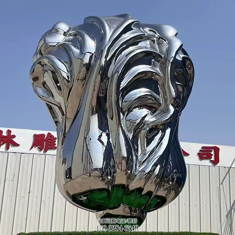 锻钢白菜雕塑 大白菜雕塑主题定做 企业标志果蔬雕塑精选