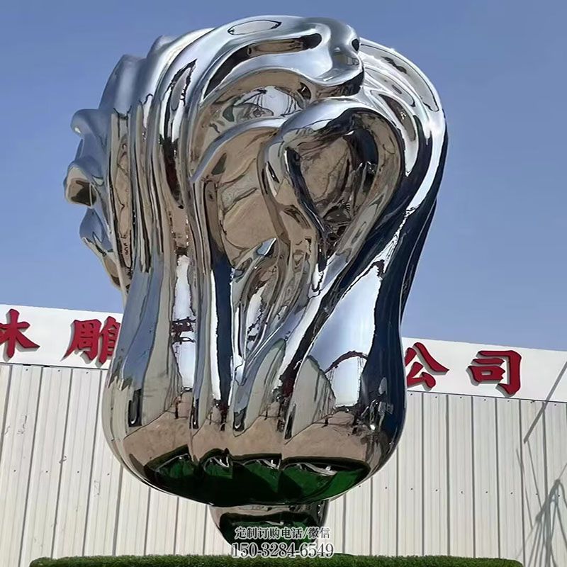 各类白菜雕塑 大白菜雕塑定制预定 果蔬雕塑订做通用
