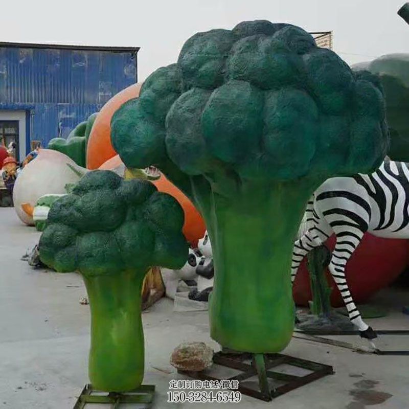 空间白菜雕塑 公园景观大白菜雕塑供求 门口果蔬雕塑订做