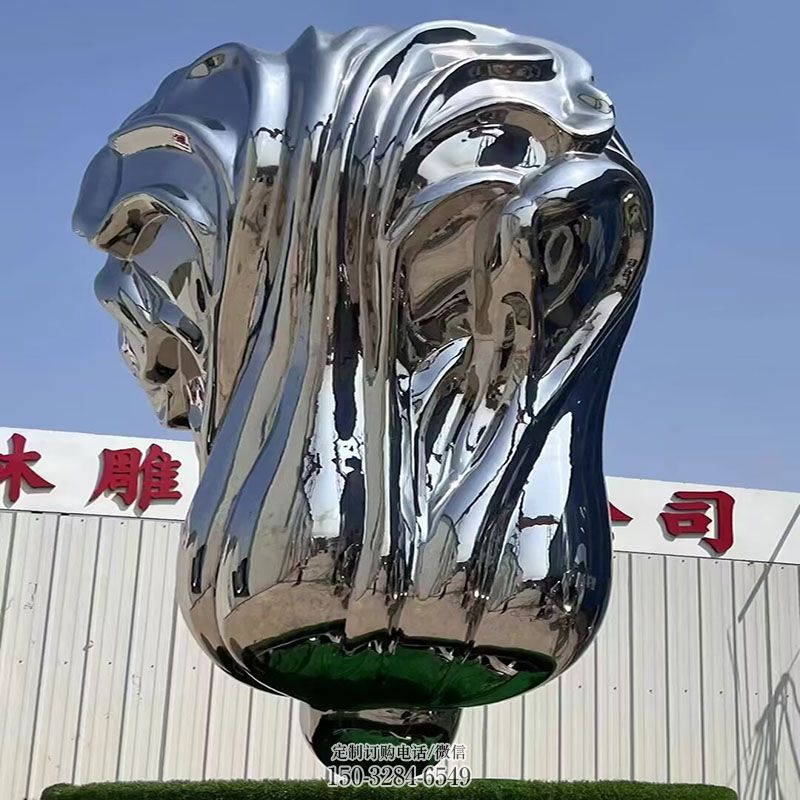 企业白菜雕塑 广场大白菜雕塑供求 门口果蔬雕塑订做
