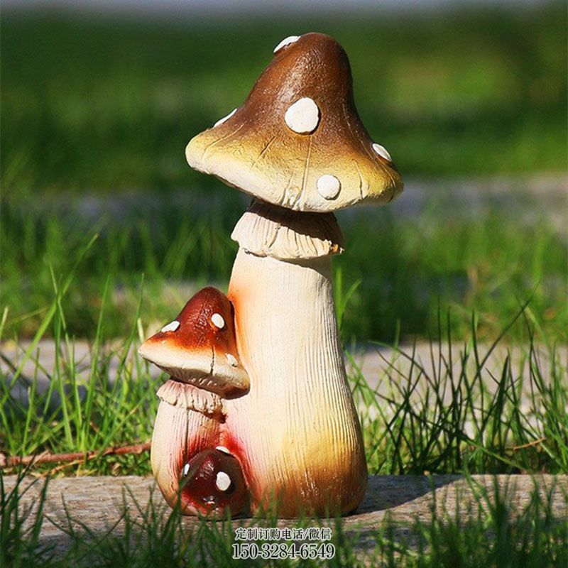 标示蘑菇雕塑 景观雕塑造型点击 广场景观果蔬雕塑供给