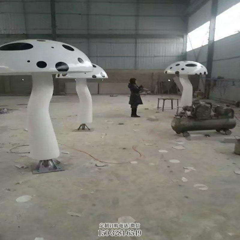蘑菇雕塑工艺 城市广场雕塑提供 景区果蔬雕塑优选