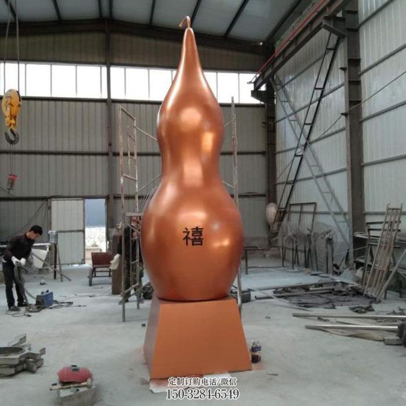 各类葫芦雕塑 雕塑工艺服务商 商业玻璃钢葫芦雕塑标准
